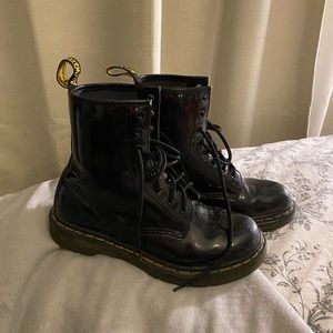 Size 7 patent leather doc martens